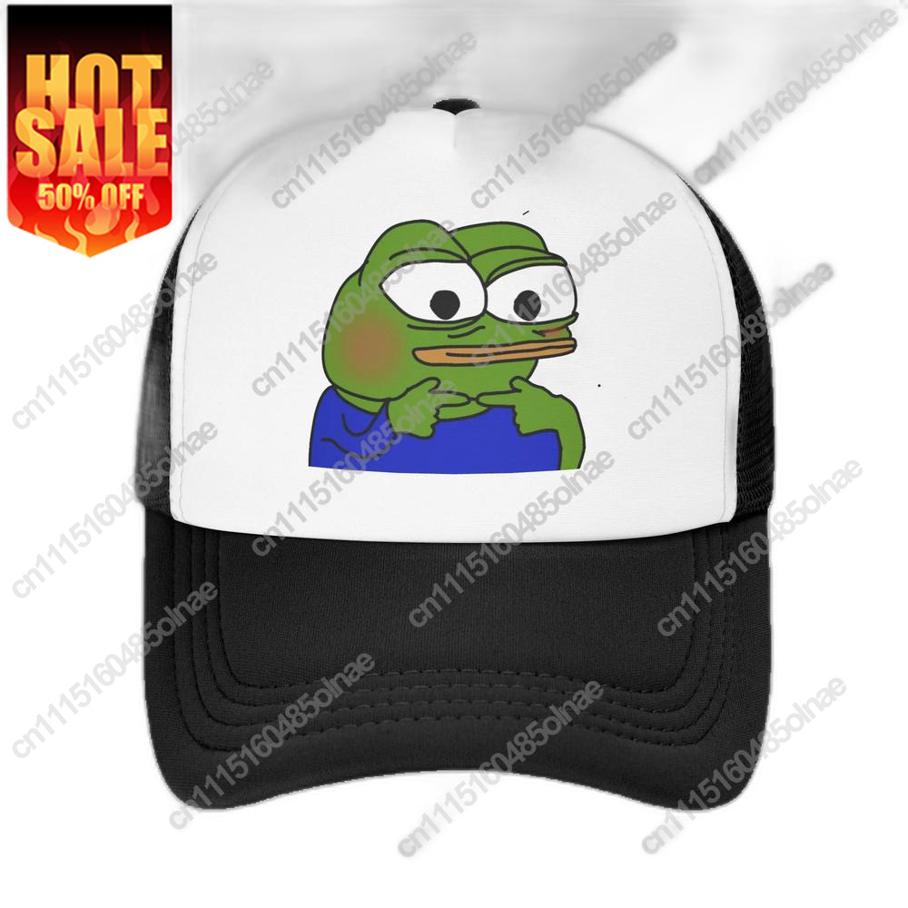 Men'S Fashion With Hat - Topi Baseball Meme Katak Sedih Pepe