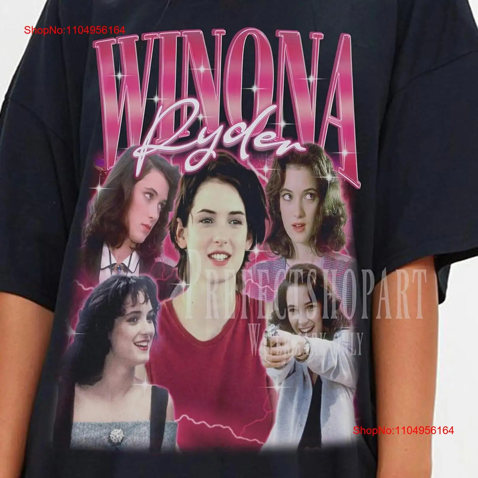 Poster Men Fashion - Kaus Winona Ryder Film Retro Penggemar