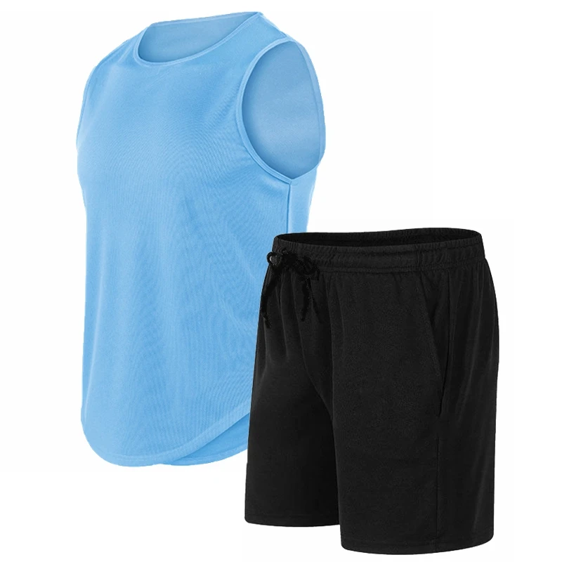 Setelan Kaos Tanpa Lengan Lehe - Mens Fashion Summer ulasan dan harga