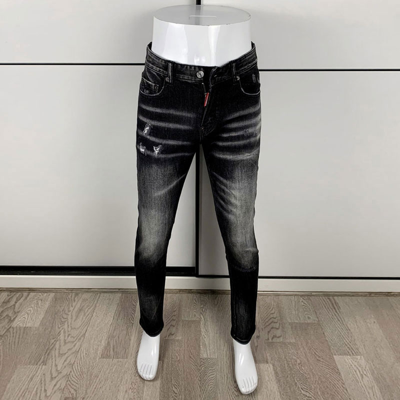 Jeans Hitam Abu-abu Ketat Pria - Men'S Fashion Grey Jeans ulasan dan harga