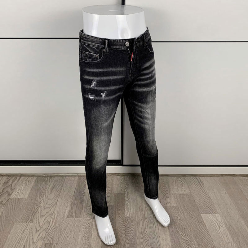 Jeans Hitam Abu-abu Ketat Pria - Men'S Fashion Grey Jeans ulasan dan harga
