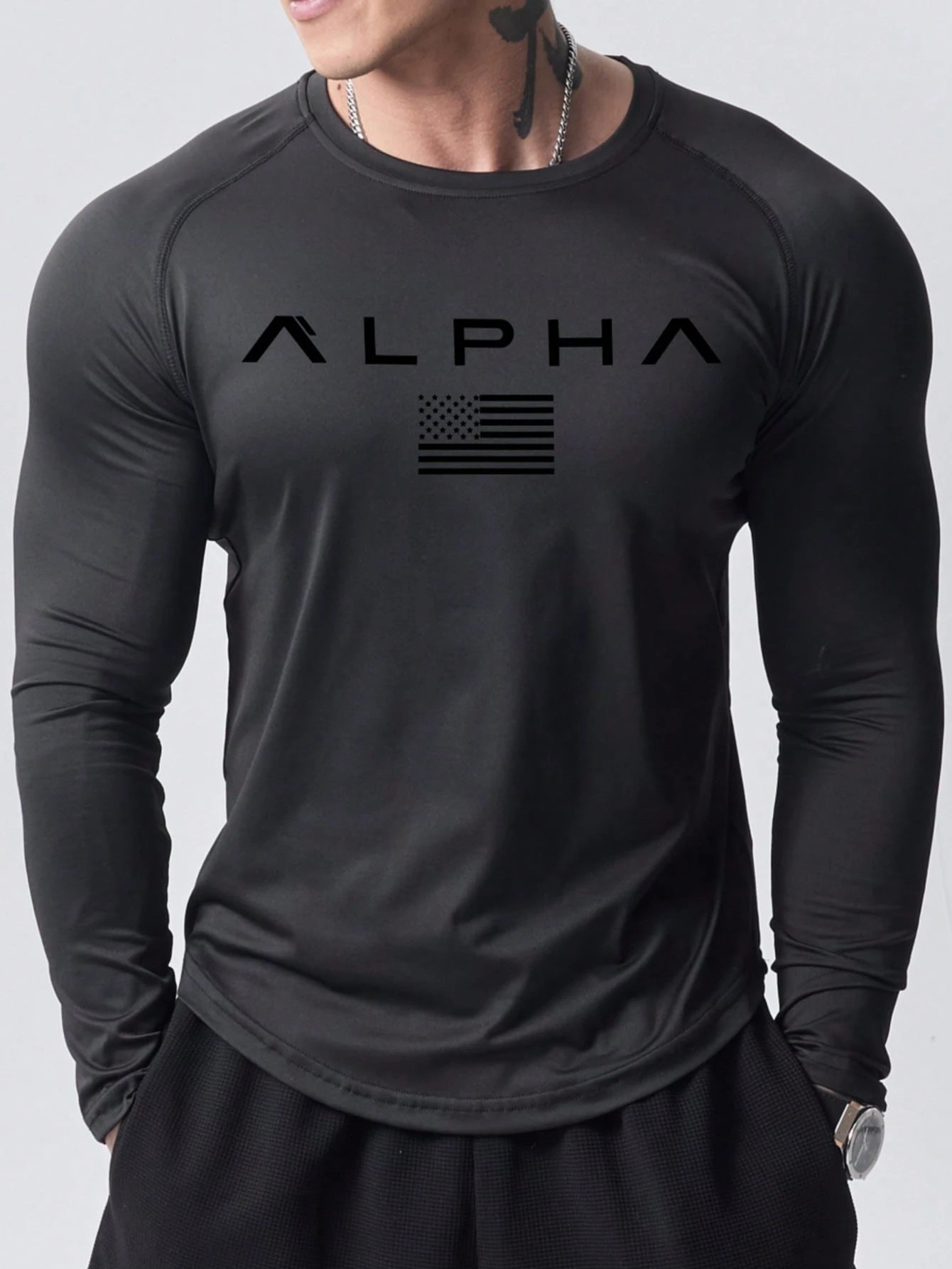 Kaos Lengan Panjang Pria Terba - Mens Fashion Clothes ulasan dan harga