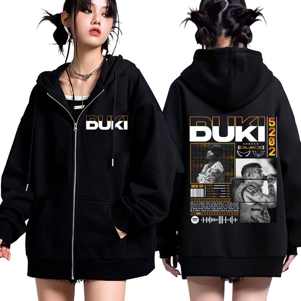 Rapper Duki Duki 5202 MIXTAPE  - Mens Fashion Zip Up Hoodies ulasan dan harga