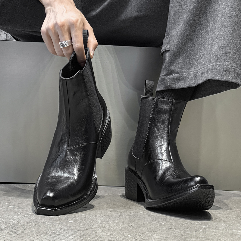 Sepatu bot chelsea tinggi mode - Men'S Fashion News ulasan dan harga