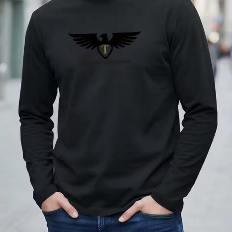 Kaos lengan panjang musim gugu - Mens Fashion Summer ulasan dan harga
